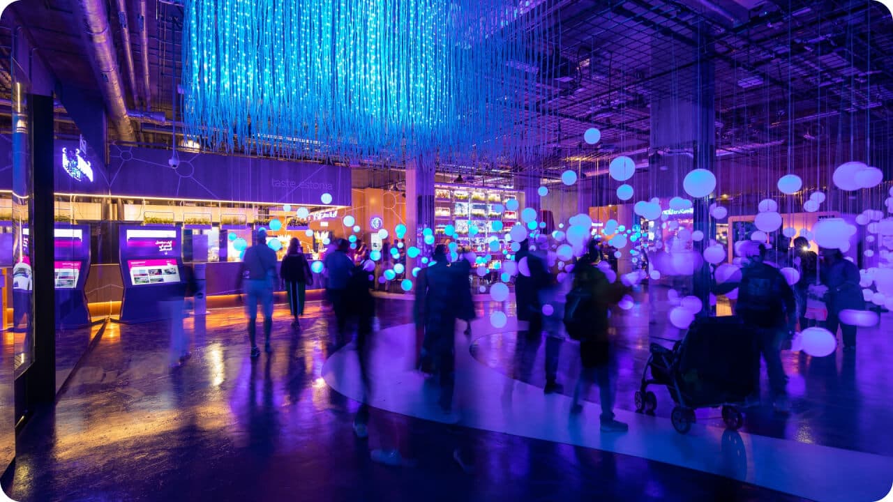 Business event people networking