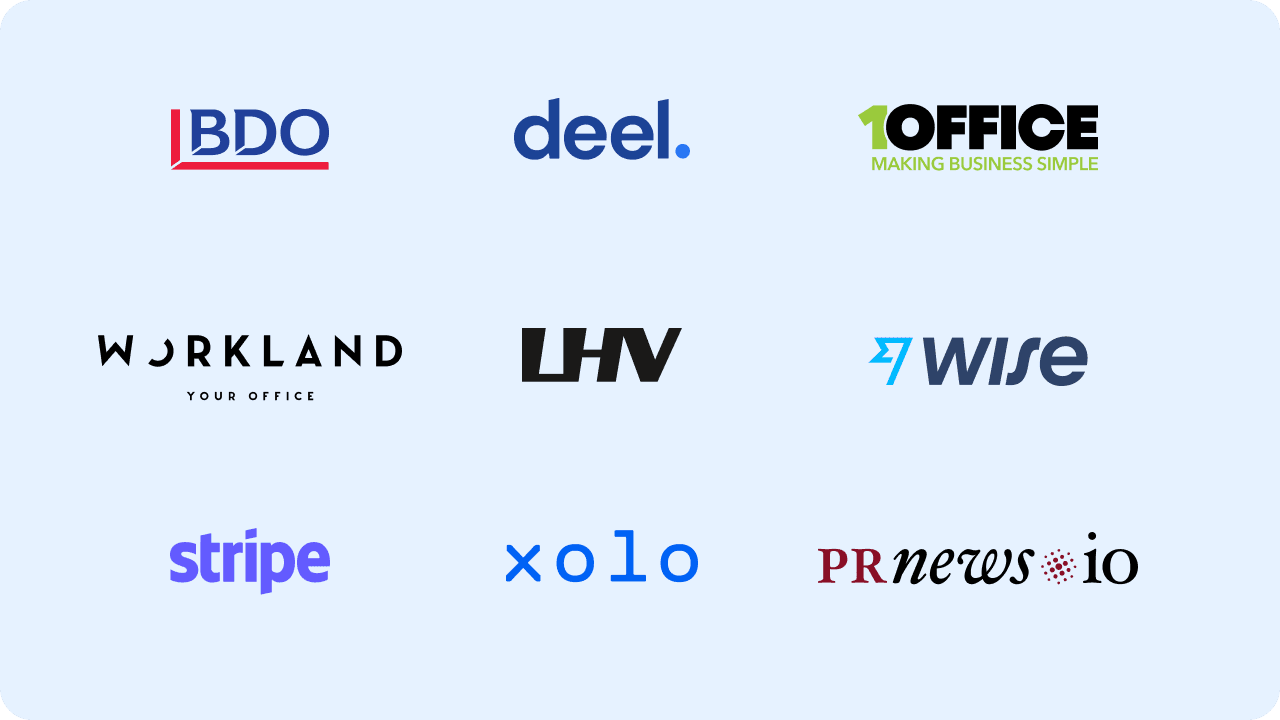 e-Residency Marketplace members logos