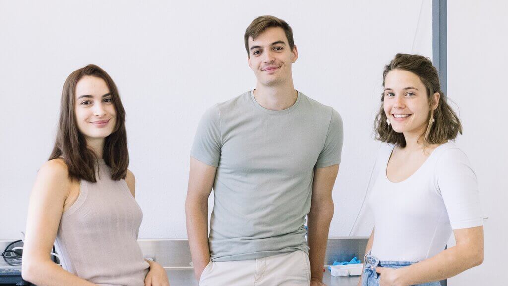 Smobya's founders: (from left to right) Lidia Kuti, Almos Kuti and Reka Varga